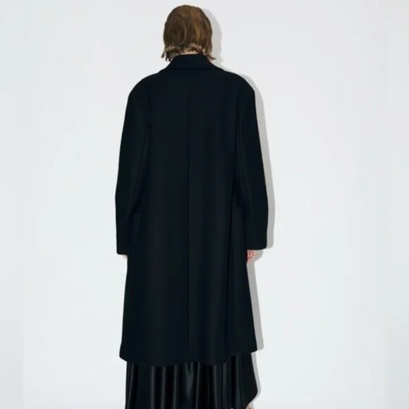 ZARA MANTECO WOOL STRAIGHT COAT - Picture 9 of 9